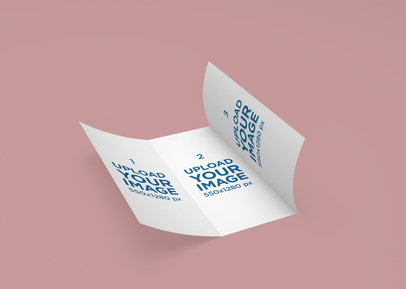 Brochure Trifold Mockup Generator Try 15k Mockups For Free Placeit