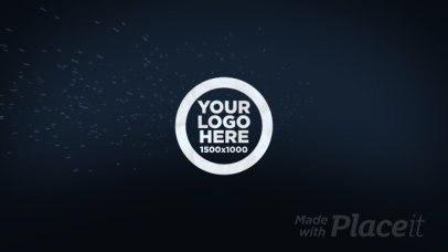 Intro Maker with a Logo Reveal Animation of a Stormy Cloud