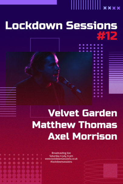 Placeit - Poster Design Generator for an Acoustic Musical Session