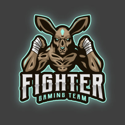 Placeit - Logo Template Featuring Aggressive Gaming Character Graphics