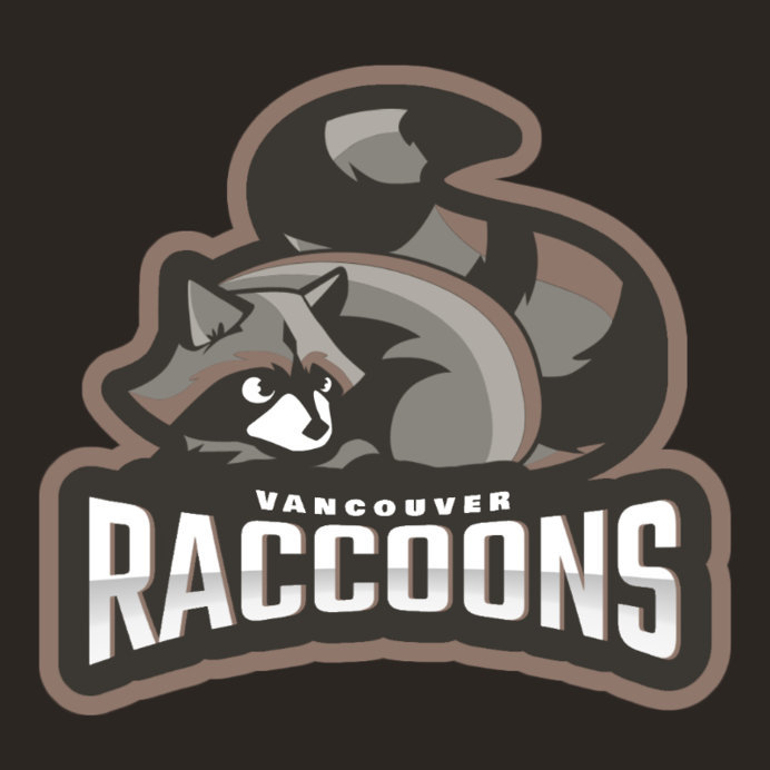 Placeit Mascot Logo Generator for Sports Teams Featuring a Raccoon